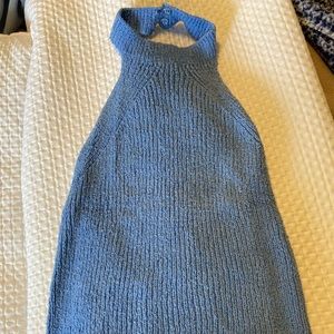 Zara Blue Halterneck Sweater